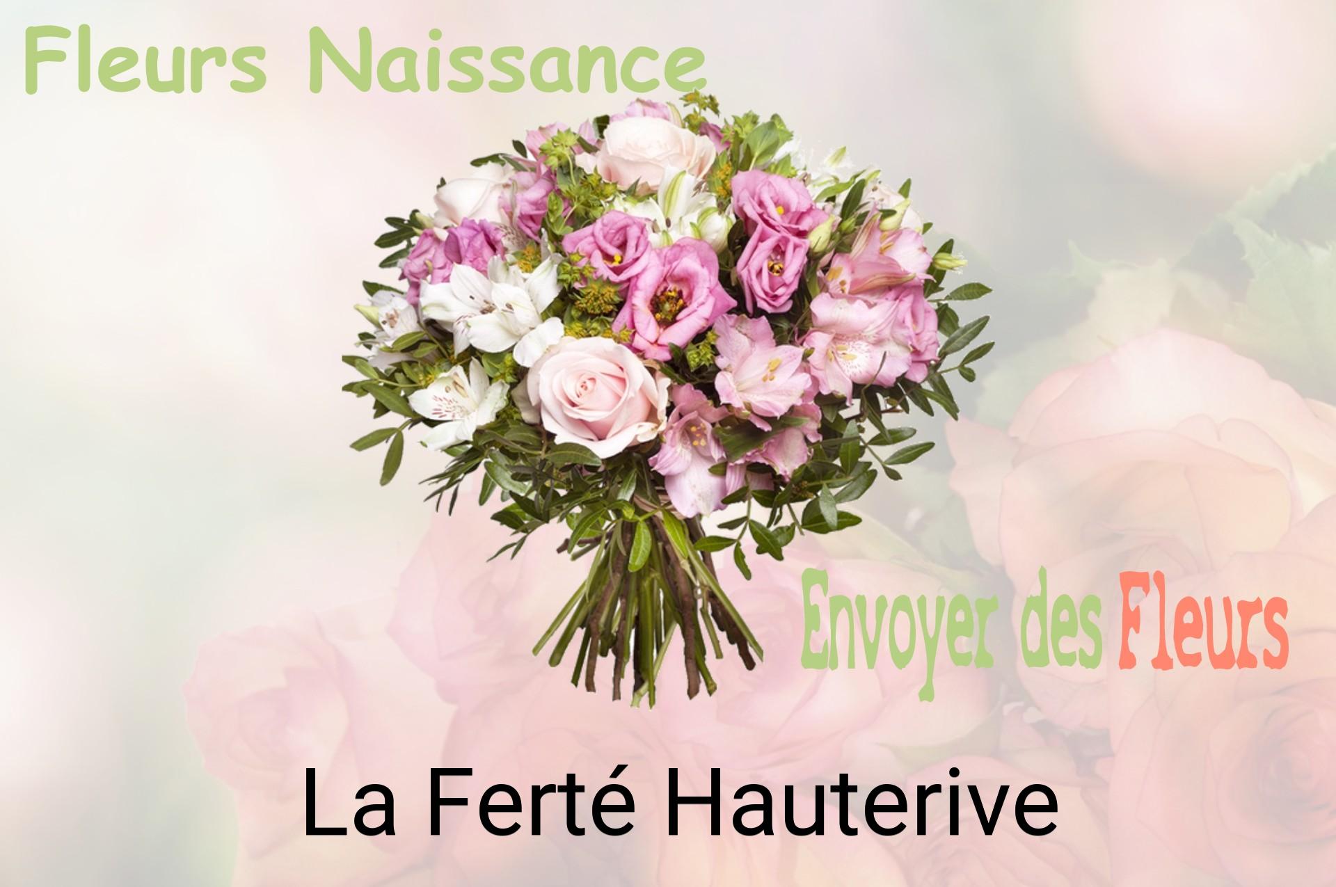 Bouquet de fleurs de naissance livré à La Ferté-Hauterive